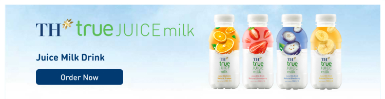 Vietnam Dairy Product TH True MILK - UHT Pure Fresh Milk GOLD 180 ml With High Nutritious Ingredients