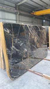 Lara Oro Modern Design Polished Calcite Marble <b>Slab</b> for Hotel Applications - Product Image 2
