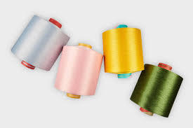 Fil à broder 300 Tex teint en masse, fil métallique haute ténacité, fil fantaisie Lichi, anti-bactérien, anti-boulochage - Product Image 4