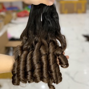 เครื่องต่อผมมนุษย์บริสุทธิ์จากเวียดนามเครื่องต่อผมมนุษย์สองชั้นเป็นลอนหยักศกสองชั้น - Product Image 3