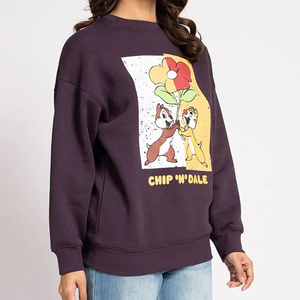 2025 sudaderas profesionales para mujer, sudaderas con capucha de algodón suave con cuello redondo para invierno de alta calidad con logotipo frontal - Product Image 5