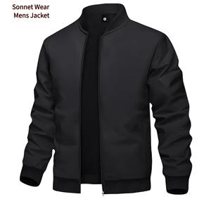 Chaqueta de Plumón para Hombre, Invierno, Forro Interior Desmontable, Tejida, Cálida, Color Sólido, Informal - Product Image 4