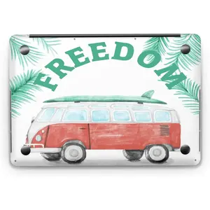 Autocollant vintage pour ordinateur portable Freedom Caravan, chef-d'œuvre, housses personnalisées pour votre compagnon technologique - Product Image 2