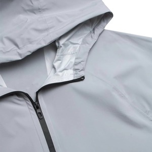 2025 Logo personnalisé hommes coupe-vent veste de pluie de haute qualité imperméable randonnée à capuche coupe-vent avec fermeture éclair capuche vestes de pluie - Product Image 4