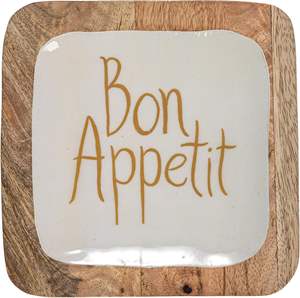 Bandeja de Servir de Madera Hecha a Mano, Diseño Tradicional, Bandeja Decorativa Ligera para el Hogar, Restaurante, Bodas, Fiestas, Cocina - Product Image 3