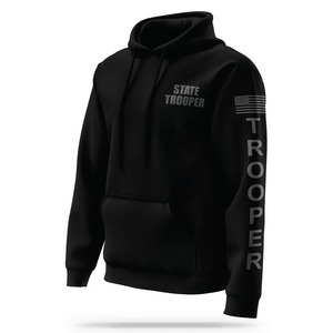 Suministro directo de fábrica Logotipo personalizado STATE-TROOPER Sudadera con capucha de rendimiento para hombres Diseño libre Sudaderas con capucha y sudaderas de poliéster para hombres - Product Image 4