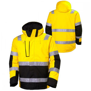 Factory Price High Visibility Breathable Hi Vis Construction <b>Reflective</b> Safety <b>Vest</b> 100% Polyester Jackets Workwear 2025 - Product Image 3