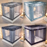 Moustiquaire de lit portable et pliable, tente de couchage intérieure, auvent anti-insectes pop-up pour usage domestique