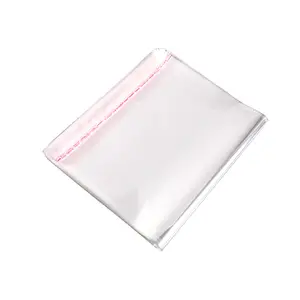 clear custom printed self adhesive opp cellophane bag