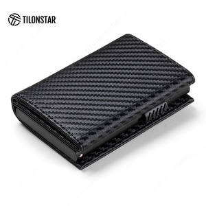 ที่ใส่บัตร TILONSTAR TVC302 รุ่นใหม่ ทำจากคาร์บอนไฟเบอร์ พร้อมช่องใส่เงิน ดีไซน์แบบป๊อปอัพอัตโนมัติ - Product Image 3