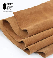 Kulit Sapi Asli Organik 100% OEM, Kulit Suede Full Grain, Full Vegtan Natural, Untuk Kerajinan, Sofa, Furnitur, Sepatu, dan Lainnya