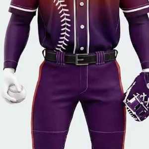 ชุดเบสบอลแบบติดกระดุม ชุดกีฬาทีม ชุดเบสบอลสั่งทำพร้อมปักโลโก้ - Product Image 3