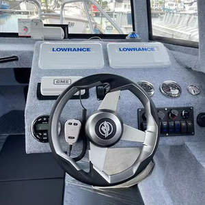 VENTAS GLOBALES: Barco de Pesca de Aluminio de 9m (30 pies) Totalmente Soldado, Yate Deportivo de Lujo con Motor Fuera de Borda, Fondo en V Profunda, Fácil de Navegar - Product Image 2