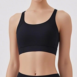 Sujetador deportivo sin costuras de alto soporte para mujer OEM Fitness Wear con el último diseño Precio barato Sujetador deportivo al por mayor Tallas grandes - Product Image 6