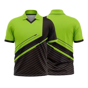 2025 nouveau Design sublimé pour Polo sport maillot pour hommes Logo personnalisable solide toile Sportsware tenue décontracté T-Shirts OEM - Product Image 1