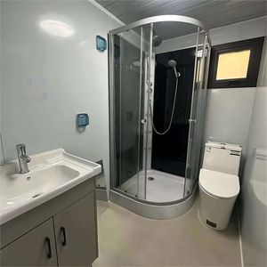 Modern 20ft Mobile Container Home Flat Pack Container <b>Apartment</b> Building for Office Outdoor Hotel Use Designed for Bathroom USA - Product Image 6