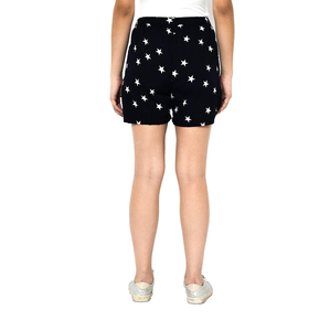 กางเกงขาสั้นผู้หญิงดีไซน์เฉพาะตัวสำหรับฤดูร้อน เอวยางยืด คุณภาพพรีเมียม ผ้าฝ้าย 100% เป็นมิตรกับสิ่งแวดล้อม แห้งเร็ว ลายดอกไม้ - Product Image 6