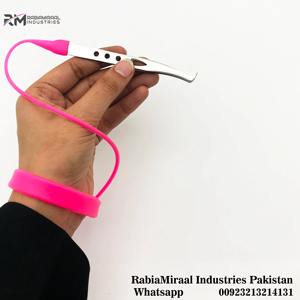 RMI, OEM, Etiqueta Privada, pinzas profesionales para pestañas, soporte para pulseras, goma de silicona, muñequera, pinzas protectoras para pestañas, - Product Image 3