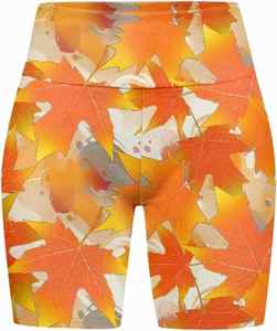 กางเกงขาสั้นสำหรับนักขี่จักรยานโยคะสำหรับผู้หญิงกางเกงขาสั้นผ้าสแปนเด็กซ์สำหรับออกกำลังกายในยิมเอวสูงควบคุมหน้าท้อง - Product Image 1