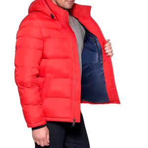 แจ็กเก็ตทรงปลาปักเป้าสำหรับผู้ชายเสื้อโค้ทแฟชั่นผ้ามันเงาสำหรับฤดูหนาว - Product Image 4