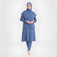 Conjunto de Ropa Deportiva Informal de Lino para Mujeres Musulmanas, Túnica y Pantalones Elásticos para Gimnasio, Proveedor Mayorista de Marca Privada