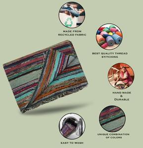 พรม Chindi สำหรับใช้ในบ้าน,พรมถักสไตล์ใหม่อินเดีย - Product Image 4