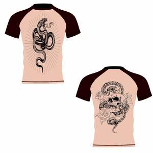 Vente en gros Bjj Spandex imprimé personnalisé protège-éruption venimeux de serpent avec protection UV chemise sublimée MMA respirante - Product Image 3