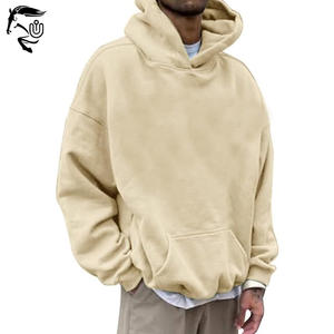 2025 New Fashion Men's <b>Oversized</b> <b>Hoodie</b> Comfortable and Soft with Lining Large Size 100% Cotton Lightweight Prices - Product Image 5