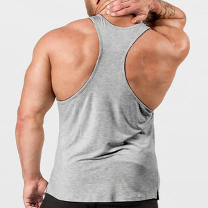 Camiseta sin mangas de entrenamiento de gimnasio de alta calidad para hombres, fabricación directa de fábrica, nueva llegada, camiseta sin mangas personalizada para hombres con logotipo bordado desgastado - Product Image 4