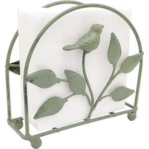 Servilletero de mesa Diseño de tendencia Tamaño personalizado Color negro Soporte de tejido de hierro puro para la venta superior - Product Image 3