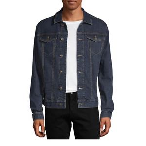 Haute qualité élégant vestes d'extérieur pour hommes 2023 broderie jean vestes 100% coton corps court régulier ajusté Denim vestes - Product Image 6