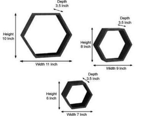 Étagère suspendue en bois et métal, étagère flottante moderne, multifonctionnelle, réglable, décoration de salon - Product Image 4