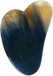 Natural Black Buffalo Horn and resin <b>Scraping</b> <b>Board</b> Facial Massager and Massage Tool for Guasha Therapy - Product Image 2