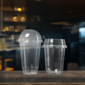 Gobelets jetables à paroi simple en PP transparent de haute qualité QUANG QUAN 12 16 20oz 95mm pour boissons café thé au lait smoothies - Product Image 3