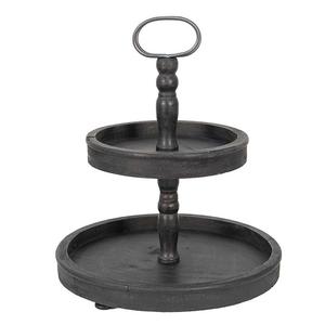 Soporte de pastel de boda de diseño de lujo con tapa de mármol negro versátil para bodas y fiestas de celebración con tamaños de 10 pulgadas - Product Image 2