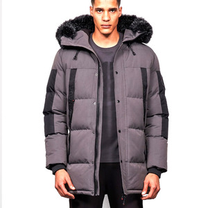 <strong>Men's</strong> <strong>Arctic</strong> Cloth Heavyweight Performance Parka Down Alternative Fur Lined Hood Outerwear Coat White Long <strong>Jacket</strong> for <strong>Men</strong> - Product Image 4