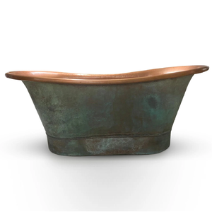 Copper Polished Inside Free Standing Double <b>Slipper</b> Elegant Luxury Hot Selling Handmade Copper Bath Tub at Cheap Prices - Product Image 1