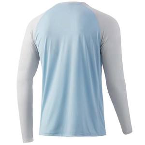 Séchage rapide à manches longues Concevez votre propre performance Chemises de pêche Couleur de contraste imprimée par sublimation UPF 50 + Vêtements de pêche - Product Image 6