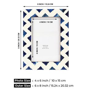 Natural Bone Inlay Photo <b>Frame</b> for Home Decor & Gifting - Product Image 2