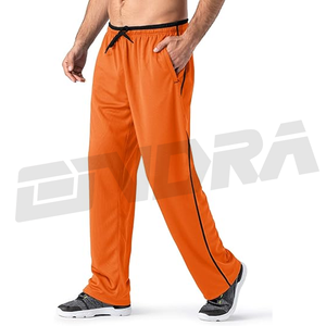 กางเกงวอร์มผู้ชายแบบยืดได้กางเกงกีฬาลำลองเอวเชือกรูดกางเกงออกกำลังกายในยิมน้ำหนักเบาระบายอากาศได้ดี - Product Image 1