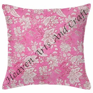 Wholesale Indian Cushion <b>Cover</b> Cotton <b>Sofa</b> Couch Throw Manufacturer Home Living Room Decorative Wholesale Indian Cushion - Product Image 1