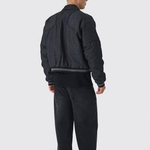 Chaqueta de satén lisa para mujer 2025, chaqueta de invierno cálida con cuello vuelto, cierre de cremallera, forro acolchado, estilo universitario - Product Image 6