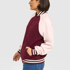 Chaquetas universitarias Unisex para mujer, cortavientos deportivo de lana a prueba de viento impermeable de invierno personalizado, cortavientos de talla grande, algodón largo ecológico - Product Image 2
