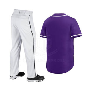 Nueva llegada de alta calidad uniforme de béisbol 100% poliéster hecho uniforme de béisbol ligero - Product Image 2