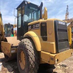 Rouleau de CS-583D Caterpillar CAT d'occasion Rouleau de roue en acier facile à utiliser pour réparation de routes professionnelles d'occasion en bon état - Product Image 3