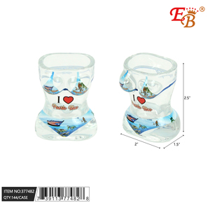 2.5 Custom \ "portorico Shot GLASS classico creativo americano Mini 200ml spessi bicchierini per uso promozionale personalizzabili - Product Image 1