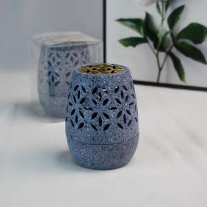 Brûleur d'encens en métal pour la décoration intérieure Méditation et aromathérapie Brûleur d'encens au design de luxe pour la relaxation pour la maison et le bureau - Product Image 6