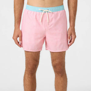 Pantalones Cortos Deportivos Casuales de Verano para Hombre, Diseño de Diseñador, Estilo Playero, con Cordón Ajustable en la Parte Delantera, Tejido Ligero, Patrón Sólido, Alta Calidad, Nuevo - Product Image 1