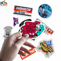 Autocollants personnalisés découpés sur mesure, haute qualité, pelliculage brillant, résistants à l'eau, autocollants adhésifs avec logo pour marquage automobile et mural