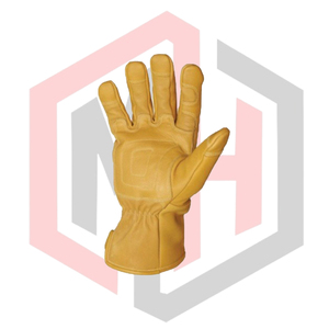 Guantes de Cuero Resistentes al Fuego y a las Descargas Eléctricas, Longitud Personalizable, Antiestáticos, Resistentes a Desgarros, Transpirables, 11 oz - Product Image 6